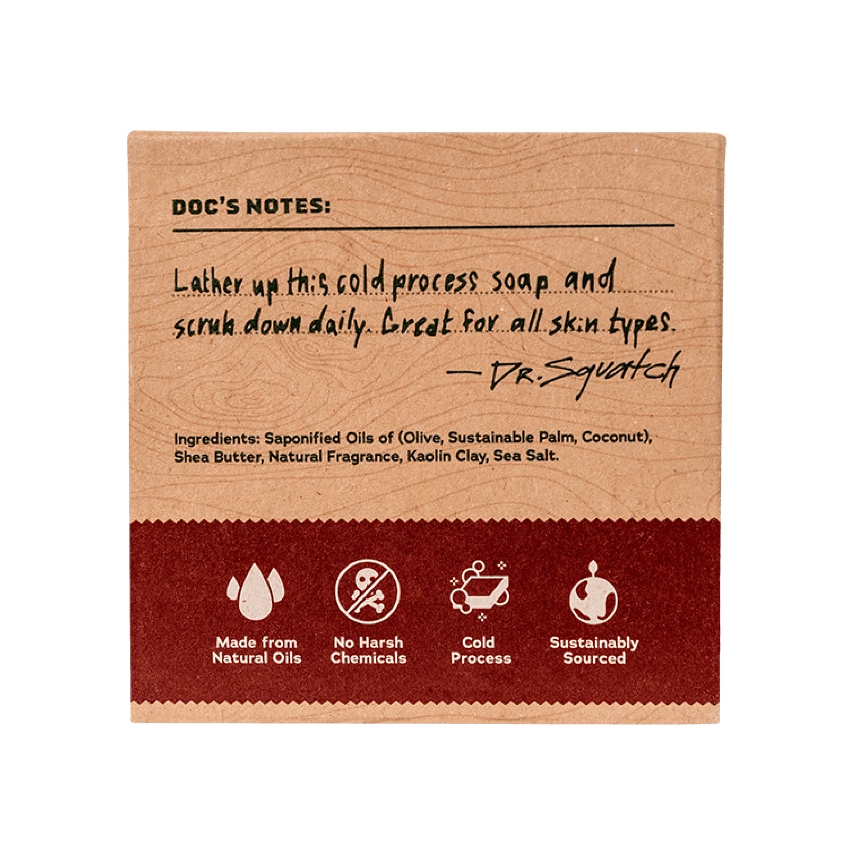 Dr. Squatch Natural Bar Soap, Bay Rum, 5 oz 