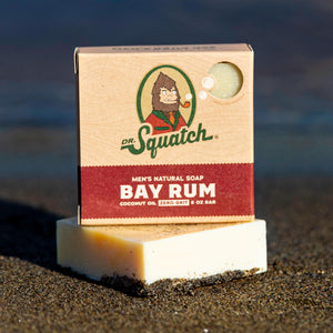 Dr. Squatch Bar Soap, Bay Rum – Blue Claw Co. Bags and Leather