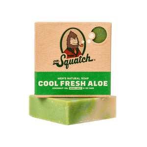 Dr. Squatch Bar Soap, Cool Fresh Aloe