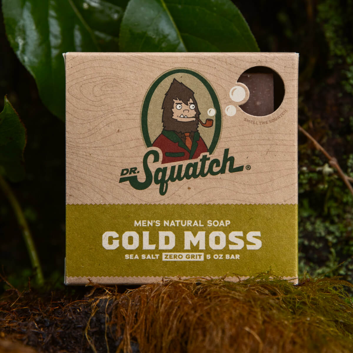 Dr. Squatch Bar Soap, Gold Moss – Blue Claw Co. Bags and Leather  Accessories For Men