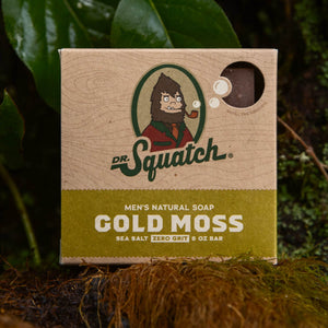 Dr. Squatch Bar Soap, Gold Moss