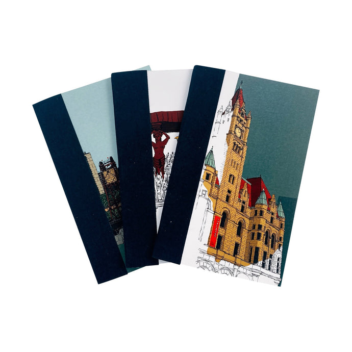 Pocket Notebooks w/ WACSO Illustration, LTD (3-Pack)