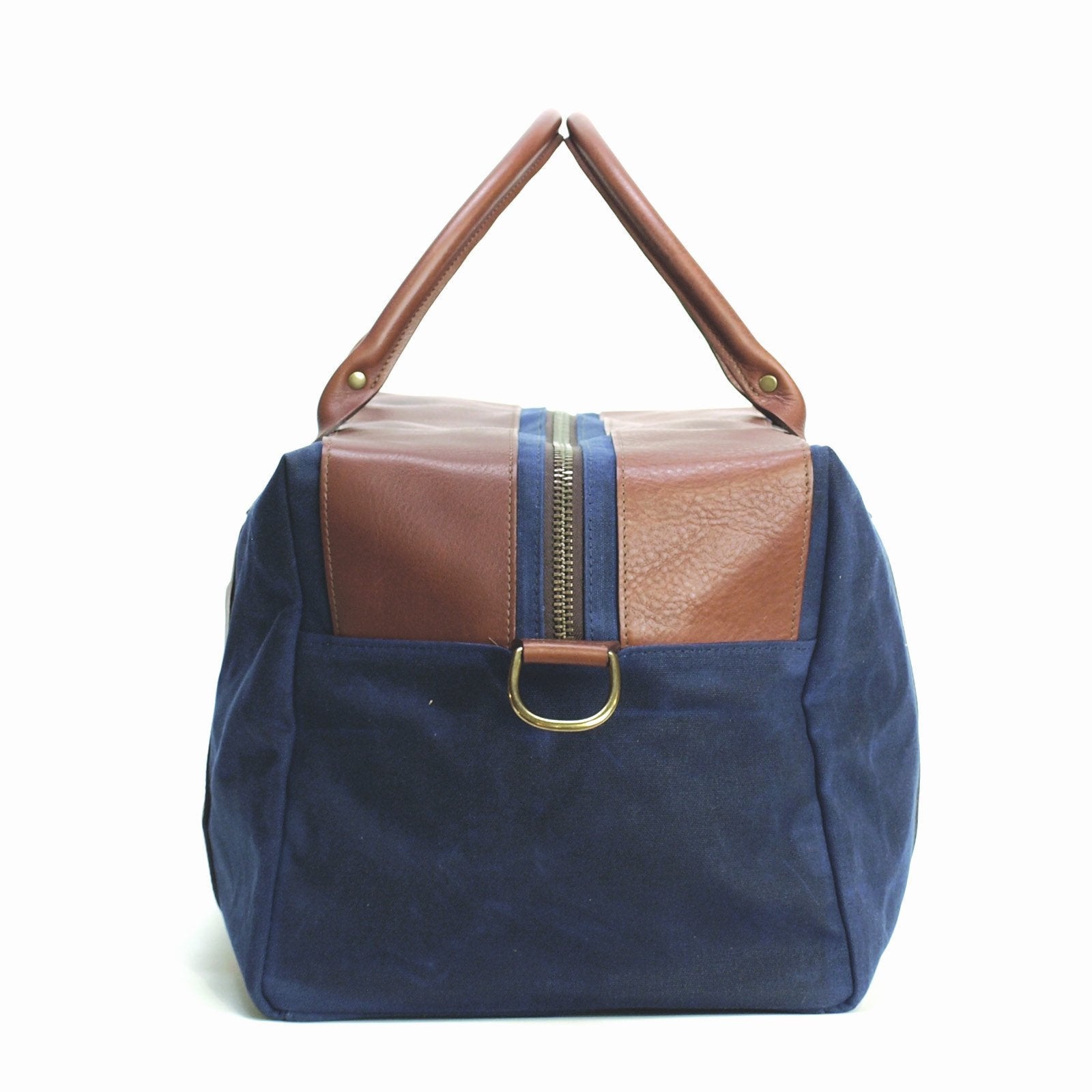 Navy Waxed Cotton Canvas 8oz — The Blue Peony